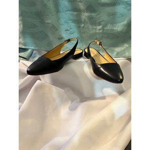 TALBOTS slingback Edison flats